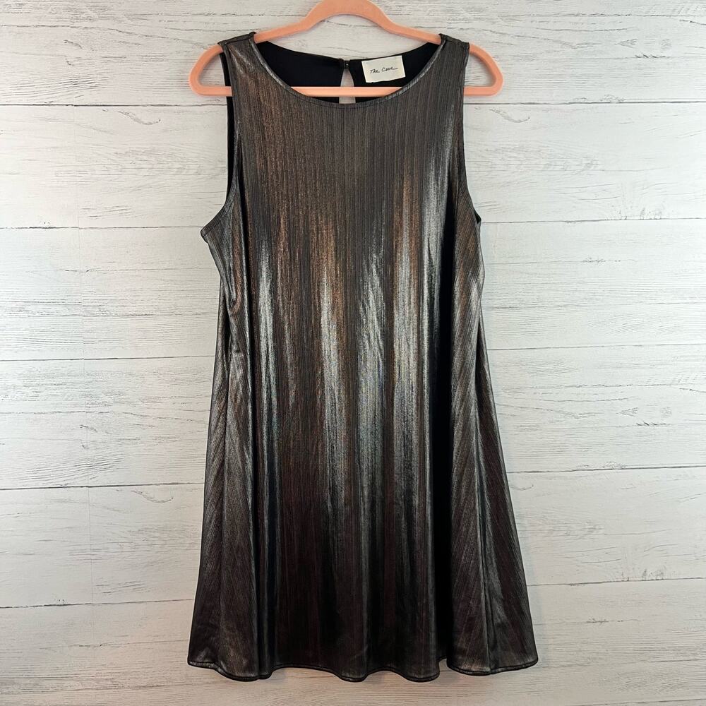 The Cove Silver‎ Sleeveless A Line Dress Size L